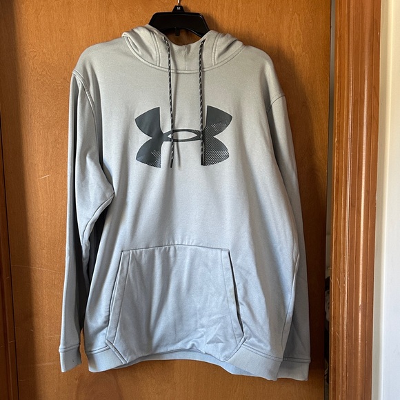 Under Armour Light Gray Men's Hoodie - Picture 1 of 3